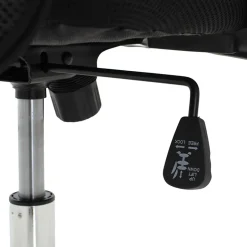 Garnero Arredamenti Sedie Da Ufficio|Sedie Scrivania Ufficio-Sedia da ufficio con braccioli e rotelle girevoli tessuto nero Essen