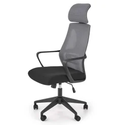 Garnero Arredamenti Sedie Da Ufficio|Sedie Scrivania Ufficio-Sedia da ufficio con ruote in tessuto rete grigio nero Clay Nero - Grigio