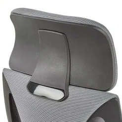 Garnero Arredamenti Sedie Da Ufficio|Sedie Scrivania Ufficio-Sedia da ufficio con ruote in tessuto rete grigio nero Clay Nero - Grigio