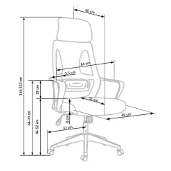 Garnero Arredamenti Sedie Da Ufficio|Sedie Scrivania Ufficio-Sedia da ufficio con ruote in tessuto rete grigio nero Clay Nero - Grigio