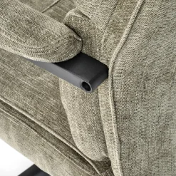 Garnero Arredamenti Sedie Da Ufficio|Sedie Scrivania Ufficio-Sedia da ufficio con ruote e braccioli in tessuto oliva Yara Verde