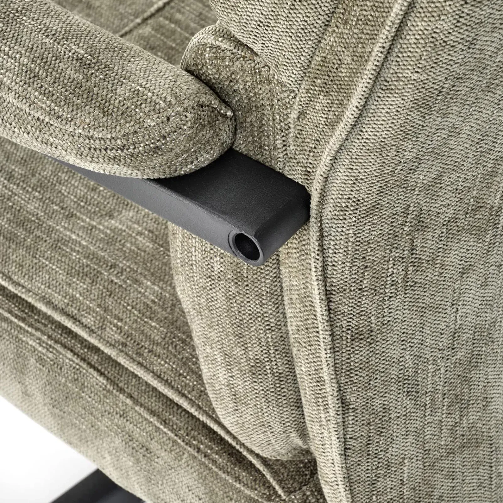 Garnero Arredamenti Sedie Da Ufficio|Sedie Scrivania Ufficio-Sedia da ufficio con ruote e braccioli in tessuto oliva Yara Verde