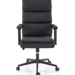 Garnero Arredamenti Sedie Da Ufficio|Sedie Scrivania Ufficio-Sedia da ufficio con ruote e braccioli imbottita Yara Ecopelle Nero