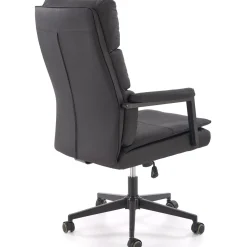 Garnero Arredamenti Sedie Da Ufficio|Sedie Scrivania Ufficio-Sedia da ufficio con ruote e braccioli imbottita Yara Ecopelle Nero