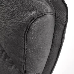 Garnero Arredamenti Sedie Da Ufficio|Sedie Scrivania Ufficio-Sedia da ufficio con ruote e braccioli imbottita Yara Ecopelle Nero