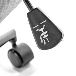 Garnero Arredamenti Sedie Da Ufficio|Sedie Scrivania Ufficio-Sedia da ufficio con ruote in tessuto grigio chiaro Tadea