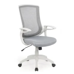 Garnero Arredamenti Sedie Da Ufficio|Sedie Scrivania Ufficio-Sedia da ufficio design in tessuto grigio bianca Diesel