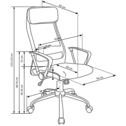 Garnero Arredamenti Sedie Da Ufficio|Sedie Scrivania Ufficio-Sedia da ufficio design moderno in tessuto grigio Freemont