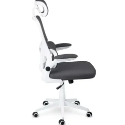 Garnero Arredamenti Sedie Da Ufficio|Sedie Scrivania Ufficio-Sedia da ufficio design moderno con ruote grigia Deskisy