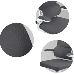 Garnero Arredamenti Sedie Da Ufficio|Sedie Scrivania Ufficio-Sedia da ufficio design moderno con ruote grigia Deskisy