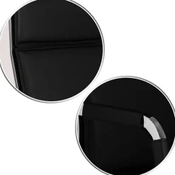 Garnero Arredamenti Sedie Da Ufficio|Sedie Scrivania Ufficio-Sedia da ufficio design moderno con ruote nera Workisy