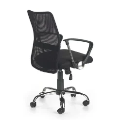 Garnero Arredamenti Sedie Da Ufficio|Sedie Scrivania Ufficio-Sedia da ufficio girevole in tessuto Shelly Nero