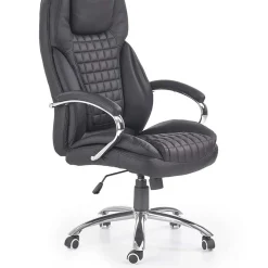 Garnero Arredamenti Sedie Da Ufficio|Sedie Scrivania Ufficio-Sedia da ufficio presidenziale con ruote e braccioli nera Aston