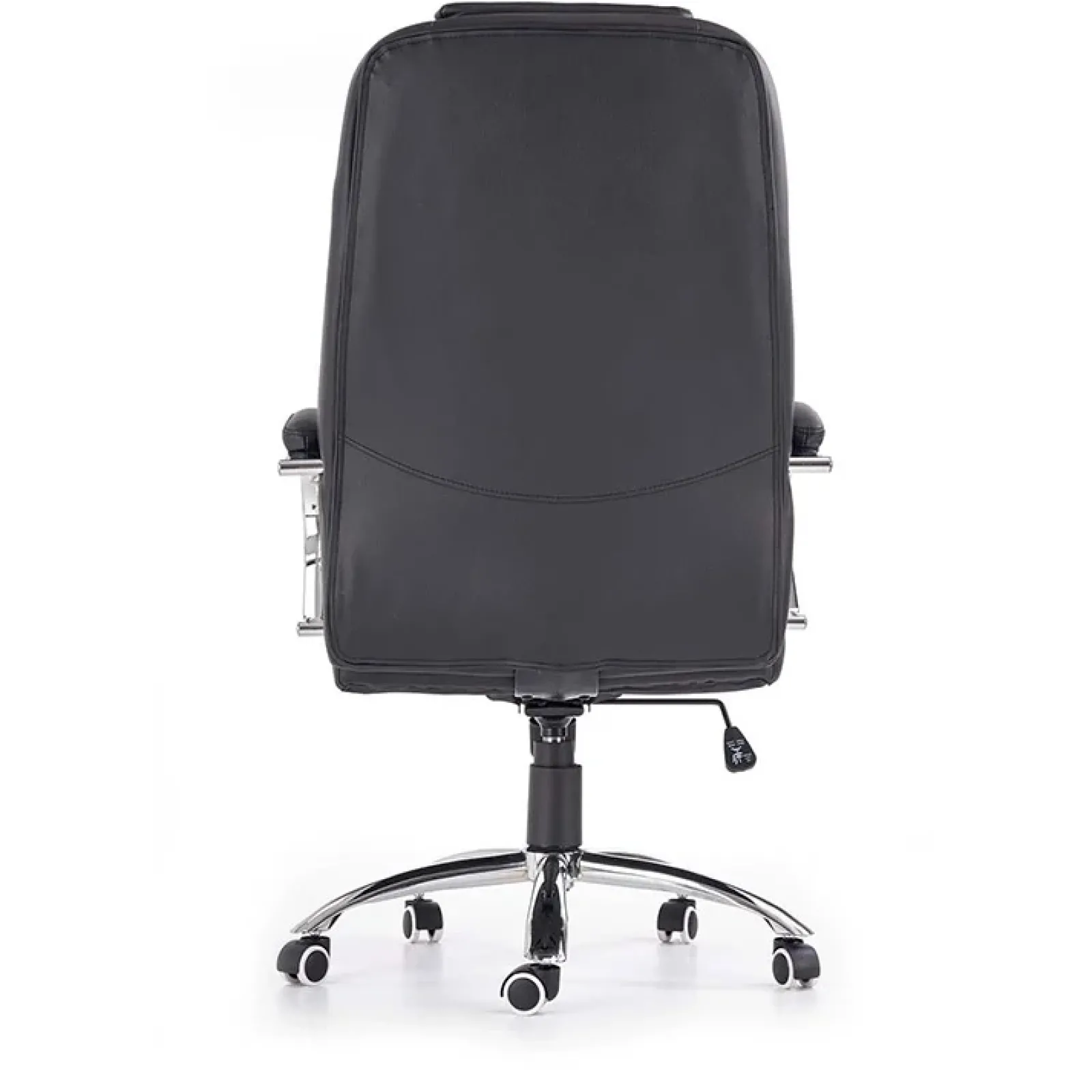 Garnero Arredamenti Sedie Da Ufficio|Sedie Scrivania Ufficio-Sedia da ufficio presidenziale con ruote e braccioli nera Aston