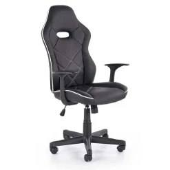 Garnero Arredamenti Sedie Da Ufficio|Sedie Scrivania Ufficio-Sedia da ufficio presidenziale con ruote regolabile nero bianco Hill