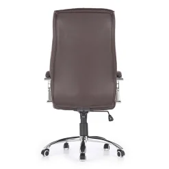 Garnero Arredamenti Sedie Da Ufficio|Sedie Scrivania Ufficio-Sedia da ufficio presidenziale con ruote regolabile marrone Bentley