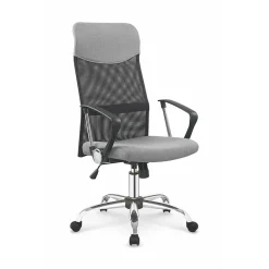 Garnero Arredamenti Sedie Da Ufficio|Sedie Scrivania Ufficio-Sedia da ufficio regolabile in tessuto nero grigio Tweedy