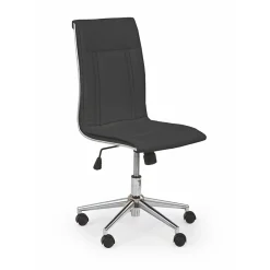 Garnero Arredamenti Sedie Da Ufficio|Sedie Scrivania Ufficio-Sedia da ufficio regolabile in ecopelle Odino Nero