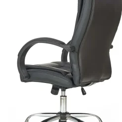 Garnero Arredamenti Sedie Da Ufficio|Sedie Scrivania Ufficio-Sedia ergonomica imbottita con braccioli da ufficio presidenziale nera Class Nero