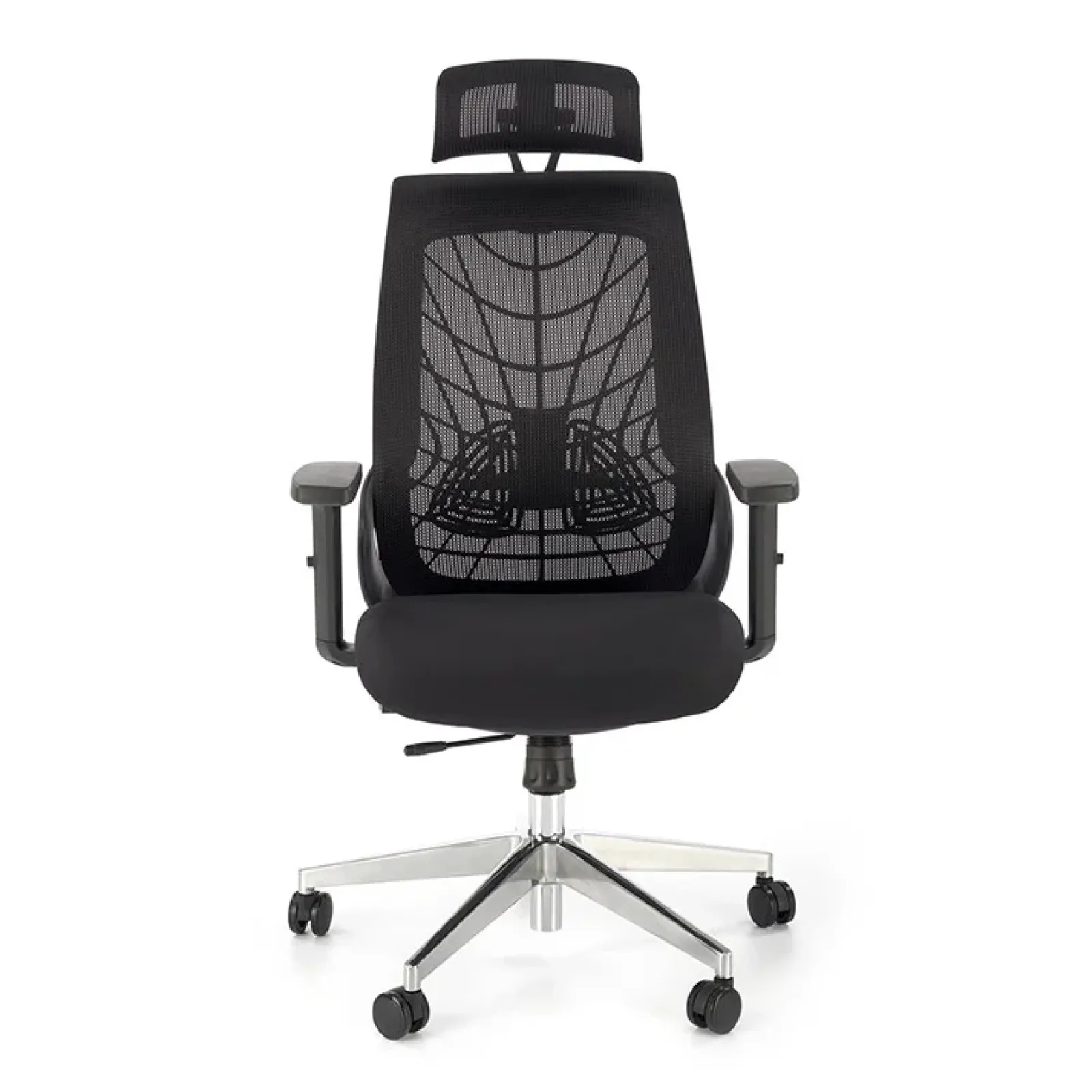 Garnero Arredamenti Sedie Da Ufficio|Sedie Scrivania Ufficio-Sedia gaming con ruote regolabile in tessuto nero Riccardi