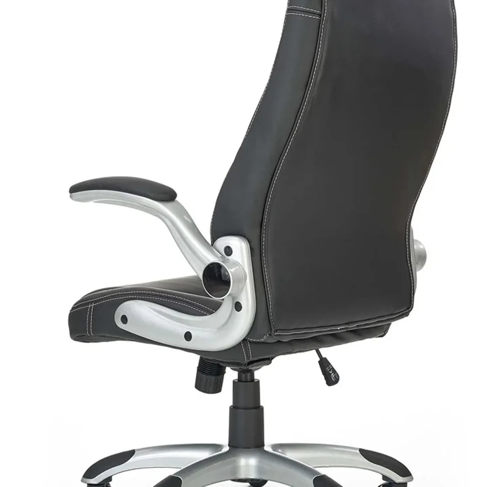 Garnero Arredamenti Sedie Da Ufficio|Sedie Scrivania Ufficio-Sedia gaming da ufficio con ruote e braccioli nero bianco Mito