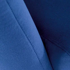 Garnero Arredamenti Sedie In Tessuto-Sedia imbottita design moderno in velluto nero Alessia Blu