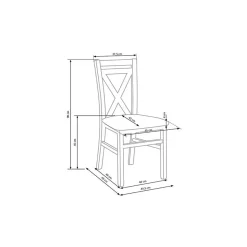 Garnero Arredamenti Sedie In Tessuto|Sedie In Legno-Sedia imbottita in tessuto stile shabby bianco faggio beige Janet Beige - Bianco