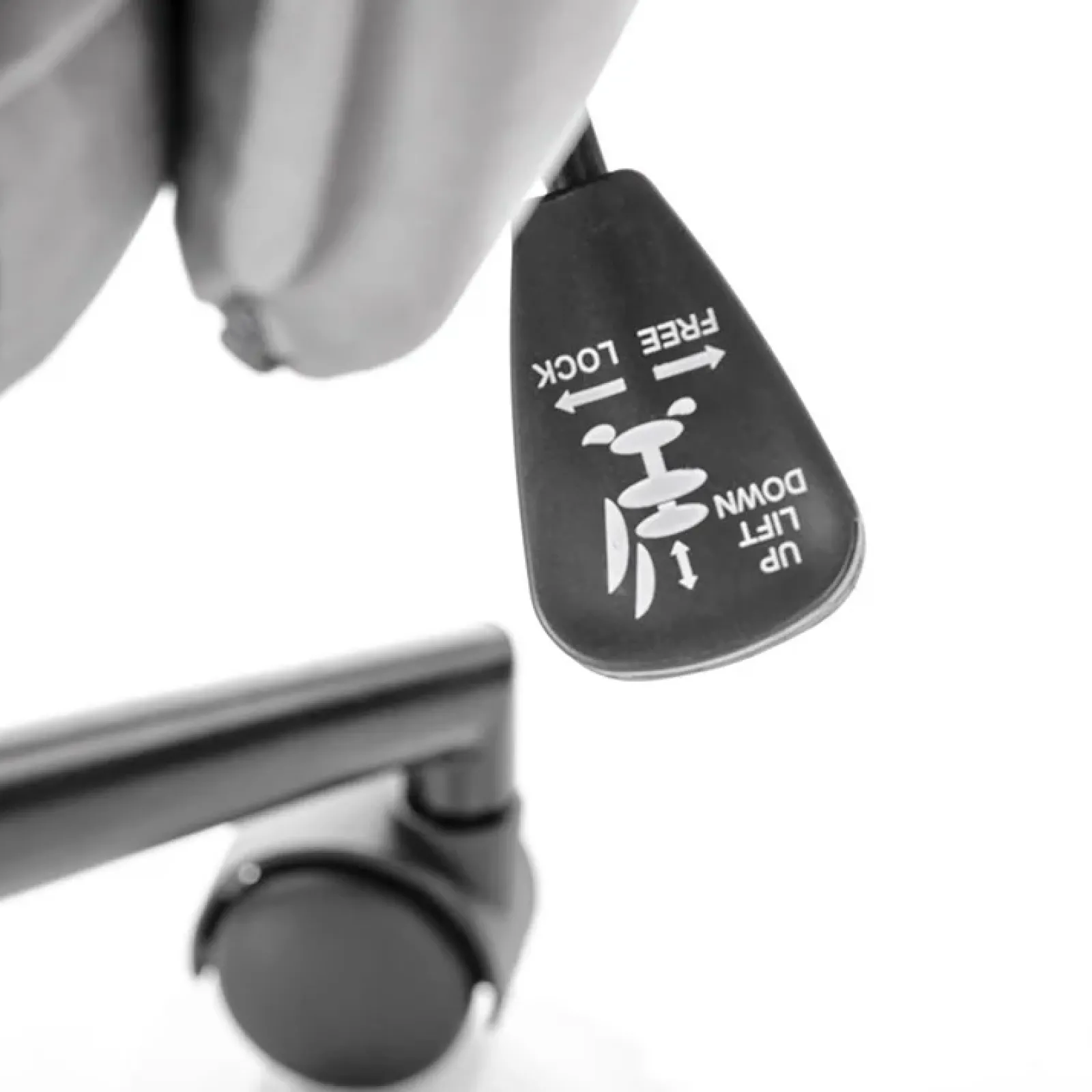 Garnero Arredamenti Sedie Da Ufficio|Sedie Scrivania Ufficio-Sedia moderna con braccioli regolabile in velluto Dionisia Grigio