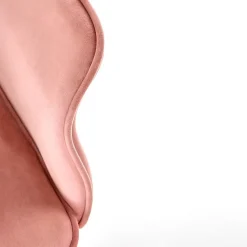 Garnero Arredamenti Sedie Da Ufficio|Sedie Scrivania Ufficio-Sedia moderna con braccioli regolabile in velluto Dionisia Rosa