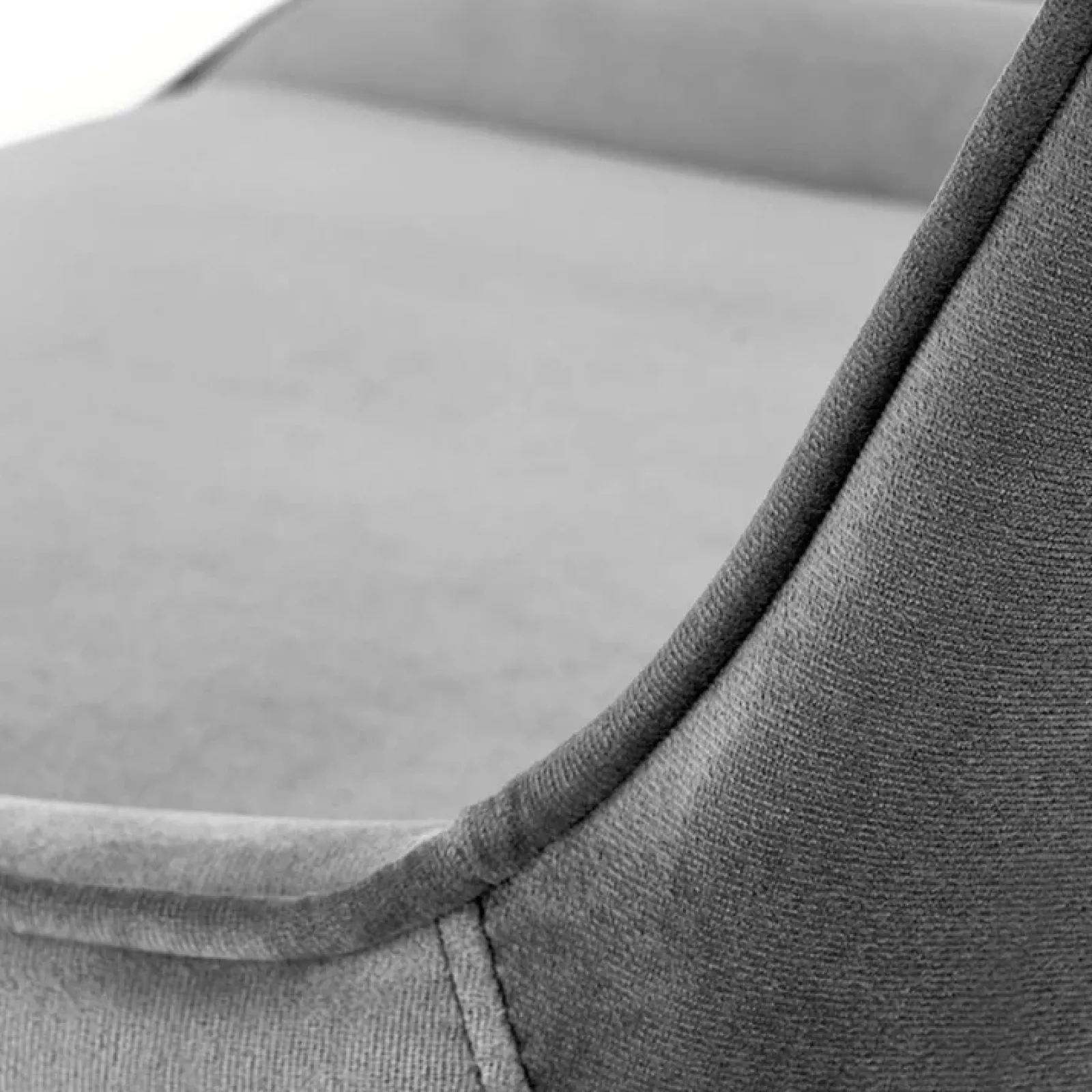 Garnero Arredamenti Sedie Da Ufficio|Sedie Scrivania Ufficio-Sedia per scrivania ragazzi in velluto Randy Grigio