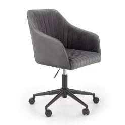 Garnero Arredamenti Sedie Da Ufficio|Sedie Scrivania Ufficio-Sedia per scrivania ragazzi in velluto Marengo Grigio