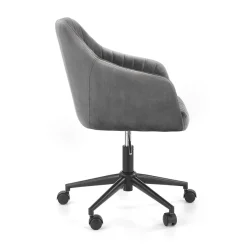 Garnero Arredamenti Sedie Da Ufficio|Sedie Scrivania Ufficio-Sedia per scrivania ragazzi in velluto Marengo Grigio