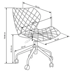 Garnero Arredamenti Sedie Da Ufficio|Sedie Scrivania Ufficio-Sedia per scrivania ragazzi in tessuto ecopelle nero turchese Melvin