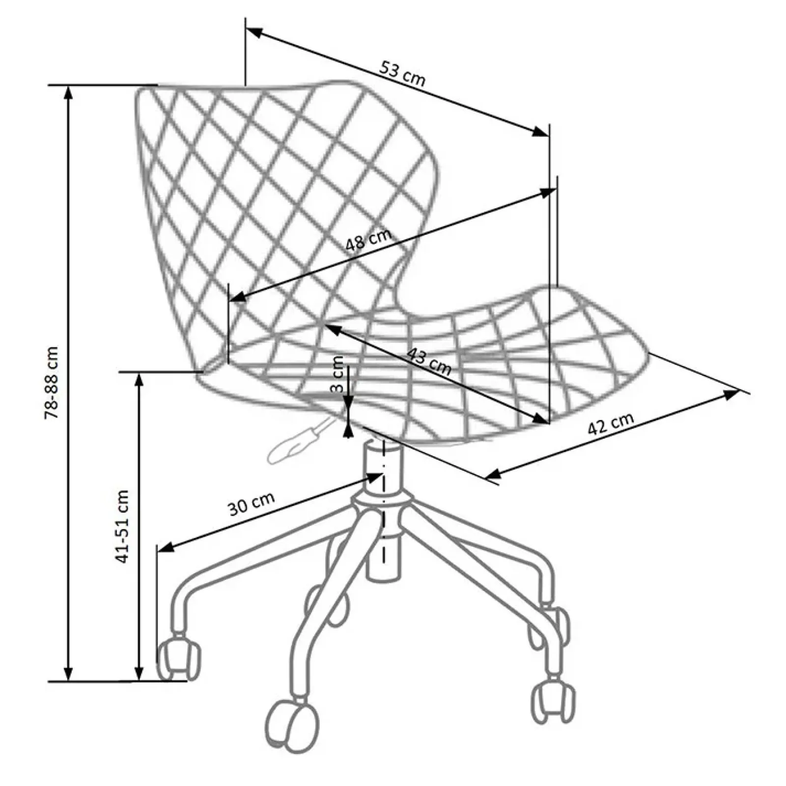 Garnero Arredamenti Sedie Da Ufficio|Sedie Scrivania Ufficio-Sedia per scrivania ragazzi in tessuto ecopelle nero turchese Melvin