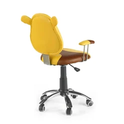 Garnero Arredamenti Sedie Per Scrivania Ragazzi-Sedia per scrivania ragazzi con ruote in ecopelle Winnie the Pooh