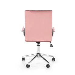 Garnero Arredamenti Sedie Da Ufficio|Sedie Scrivania Ufficio-Sedia per scrivania ragazzi in velluto Burbon Rosa