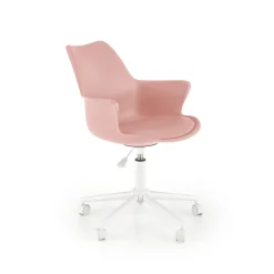 Garnero Arredamenti Sedie Per Scrivania Ragazzi-Sedia per scrivania ragazzi girevole in ecopelle Platone Rosa