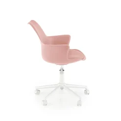 Garnero Arredamenti Sedie Per Scrivania Ragazzi-Sedia per scrivania ragazzi girevole in ecopelle Platone Rosa