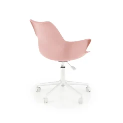 Garnero Arredamenti Sedie Per Scrivania Ragazzi-Sedia per scrivania ragazzi girevole in ecopelle Platone Rosa