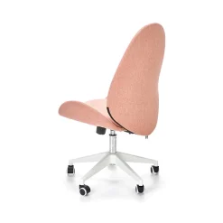 Garnero Arredamenti Sedie In Tessuto|Sedie Per Scrivania Ragazzi-Sedia per scrivania ragazzi in tessuto rosa Carolina