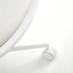 Garnero Arredamenti Sedie Per Scrivania Ragazzi-Sedia per scrivania ragazzi girevole in ecopelle bianca Platone Bianco