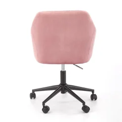 Garnero Arredamenti Sedie Da Ufficio|Sedie Scrivania Ufficio-Sedia per scrivania ragazzi in velluto Marengo Rosa