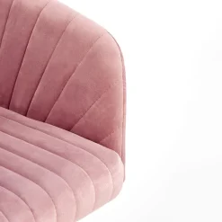 Garnero Arredamenti Sedie Da Ufficio|Sedie Scrivania Ufficio-Sedia per scrivania ragazzi in velluto Marengo Rosa