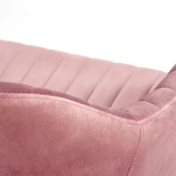 Garnero Arredamenti Sedie Da Ufficio|Sedie Scrivania Ufficio-Sedia per scrivania ragazzi in velluto Marengo Rosa