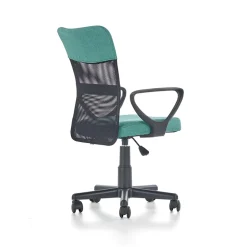 Garnero Arredamenti Sedie Per Scrivania Ragazzi-Sedia per scrivania ragazzi con ruote in tessuto grigio verde Rodry Grigio - Verde