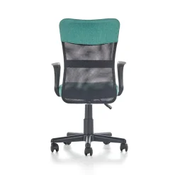 Garnero Arredamenti Sedie Per Scrivania Ragazzi-Sedia per scrivania ragazzi con ruote in tessuto grigio verde Rodry Grigio - Verde