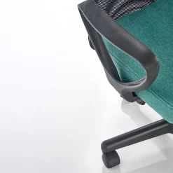 Garnero Arredamenti Sedie Per Scrivania Ragazzi-Sedia per scrivania ragazzi con ruote in tessuto grigio verde Rodry Grigio - Verde