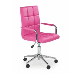 Garnero Arredamenti Sedie Per Scrivania Ragazzi-Sedia per scrivania ragazzi in ecopelle Holly Fucsia