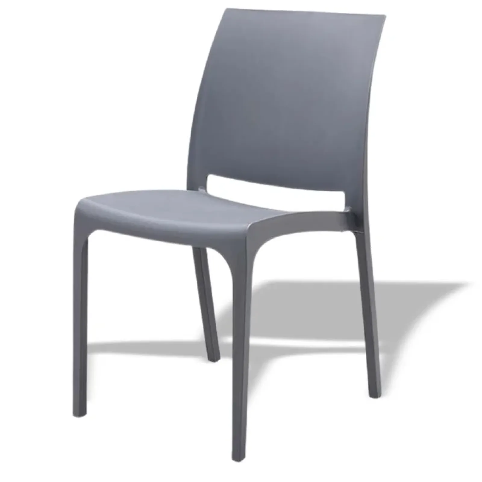 Garnero Arredamenti Sedie Polipropilene-Sedia polipropilene impilabile Tape grigia Gihome® Grigio