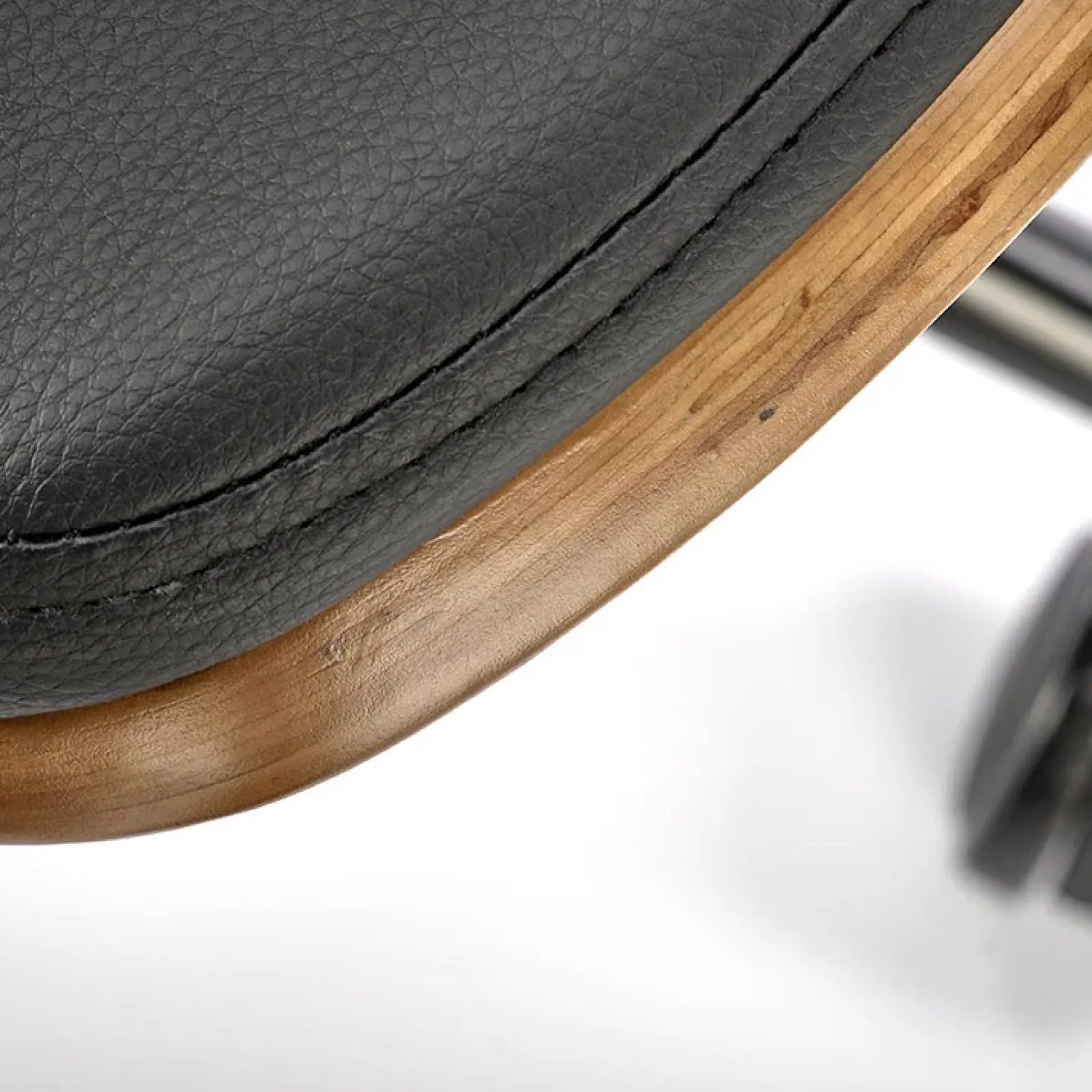 Garnero Arredamenti Sedie Da Ufficio|Sedie Scrivania Ufficio-Sedia ufficio con braccioli regolabile in ecopelle noce nero Chillon